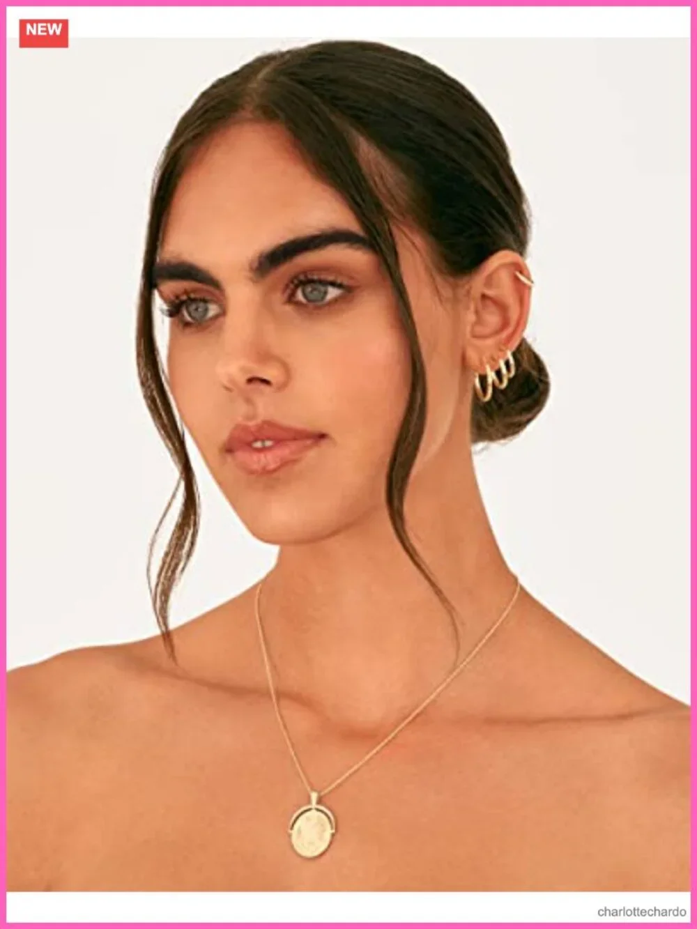 18K Gold Plated Small Huggie Hoop Earrings Set for Women, 3 Pairs,